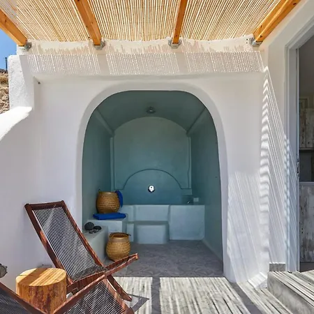 Bluewhite Suites & Villa Santorini Pýrgos Exterior foto