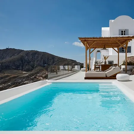 Bluewhite Suites & Villa Santorini Pýrgos Exterior foto